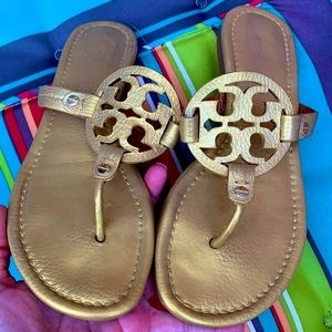Tory Burch Miller Leather Sandals